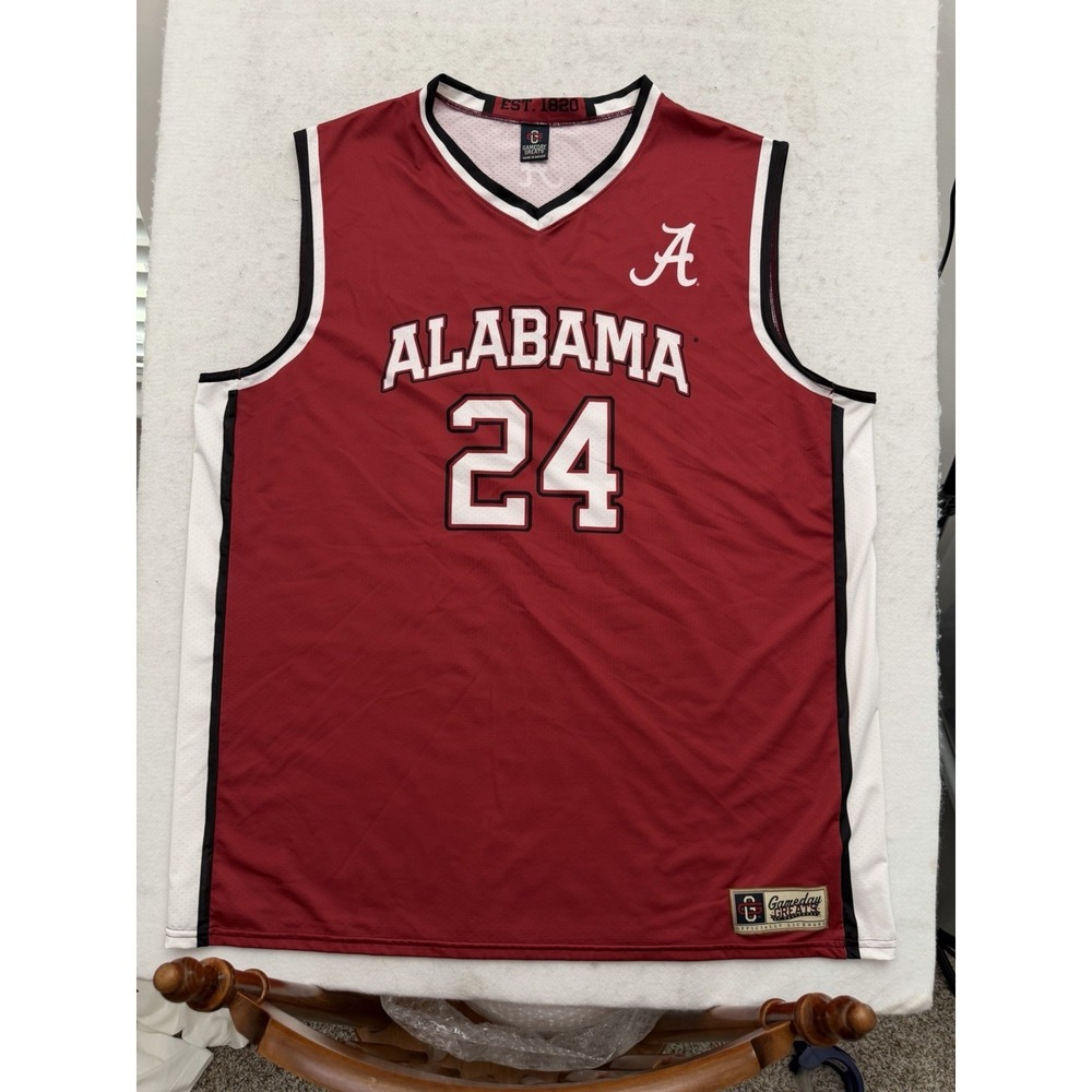 Alabama Crimson Tide Basketball Jersey Brandon‎ Miller #24 Men's 3XL AUTHENTIC